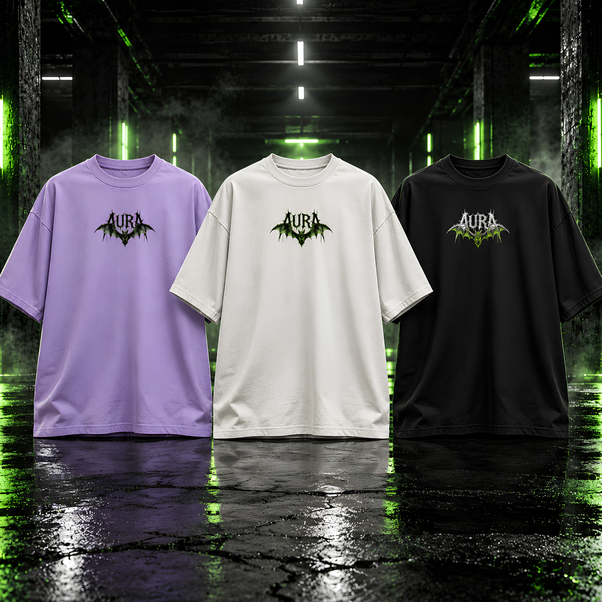 Sale Live On The OA Dark Knight Solitude Graphic Tee