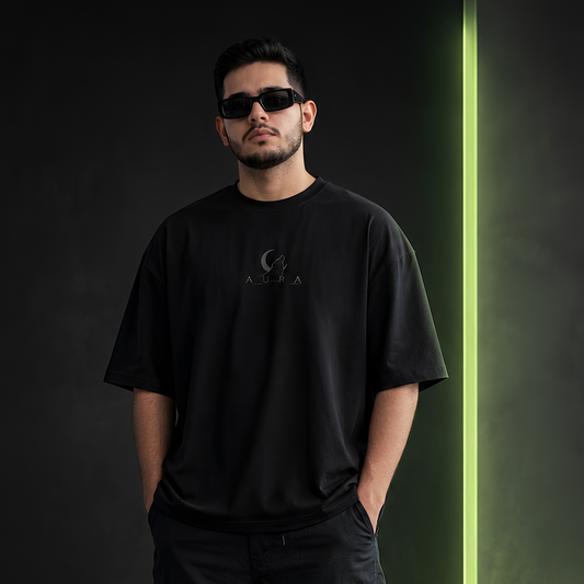Buy The OA Crescent Wolf Graphic Oversized Tee