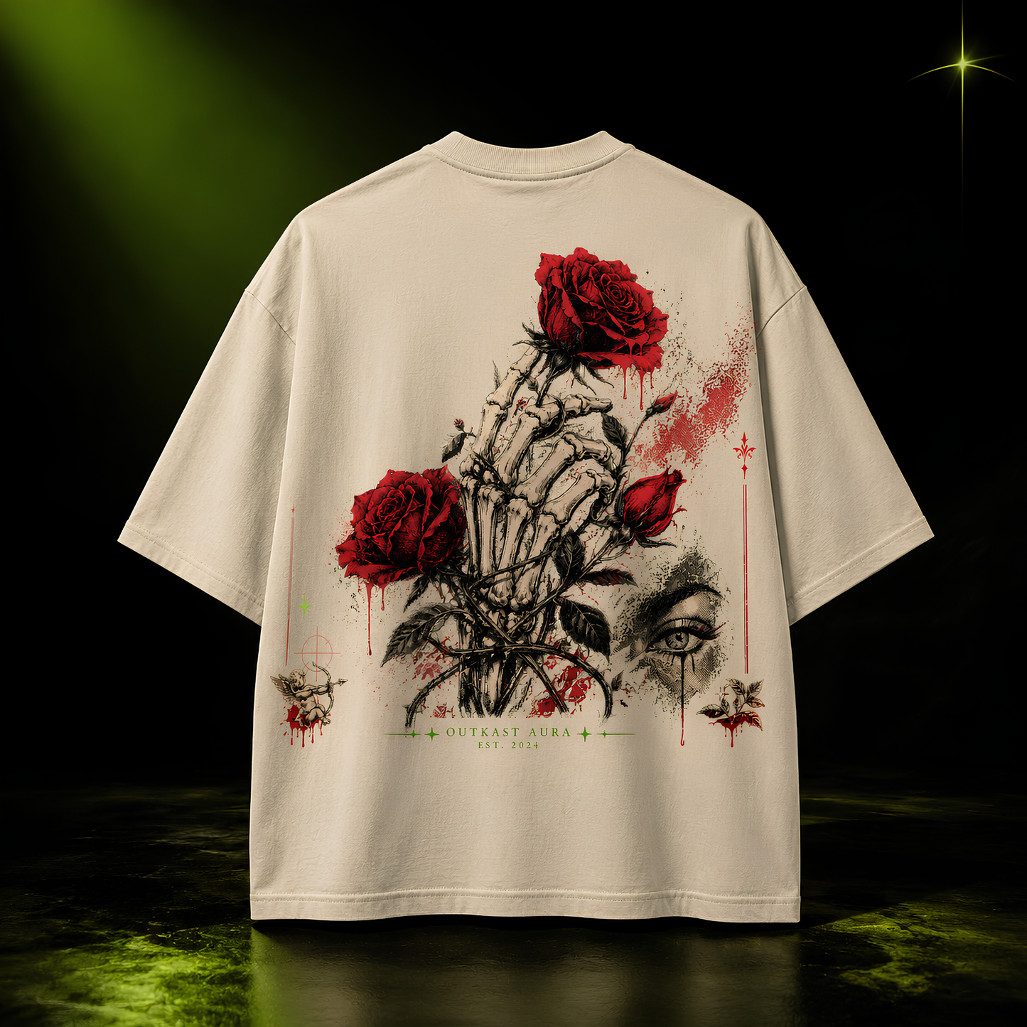 Buy The OA Phantom Rose Oversized Tee