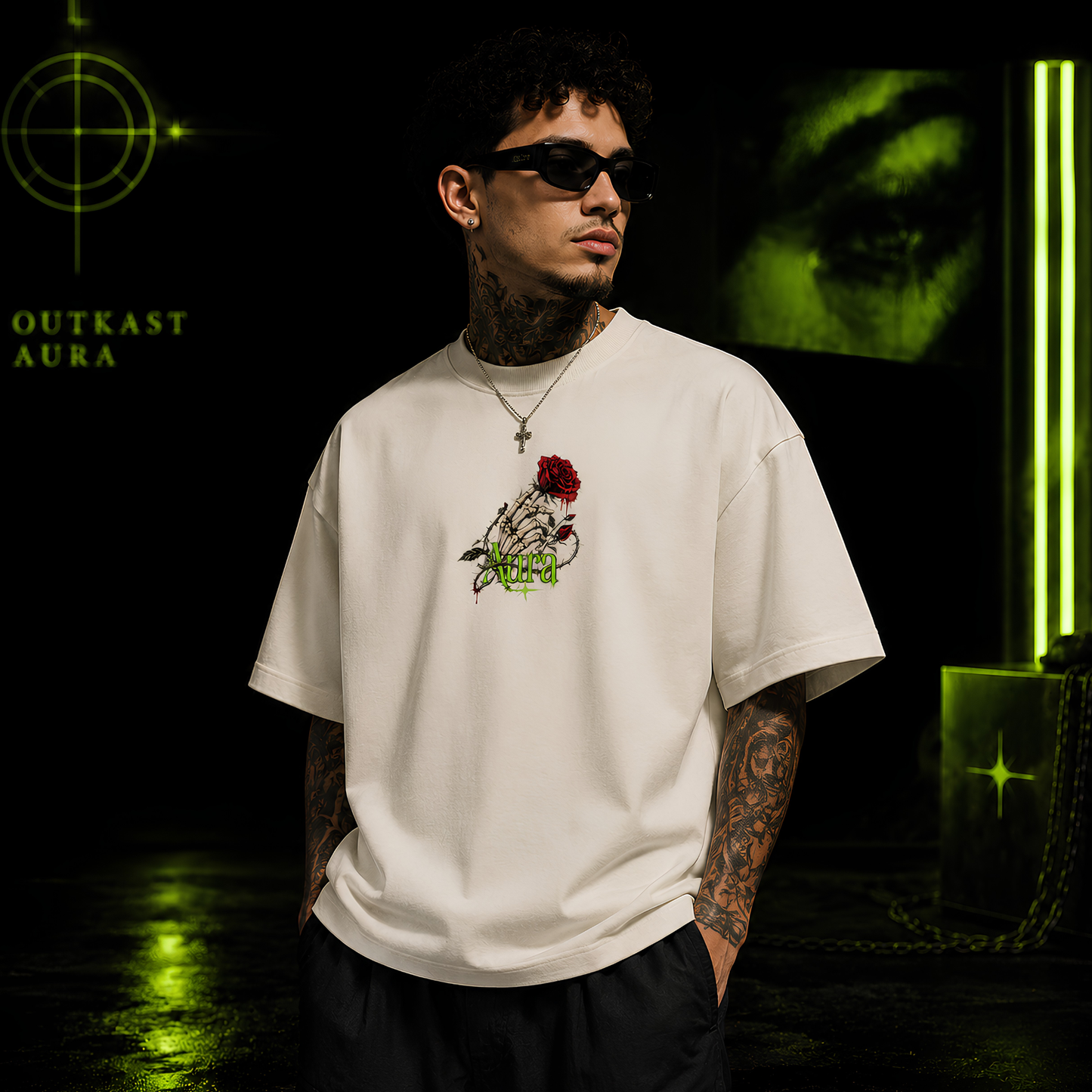 Buy The OA Phantom Rose Oversized Tee Now