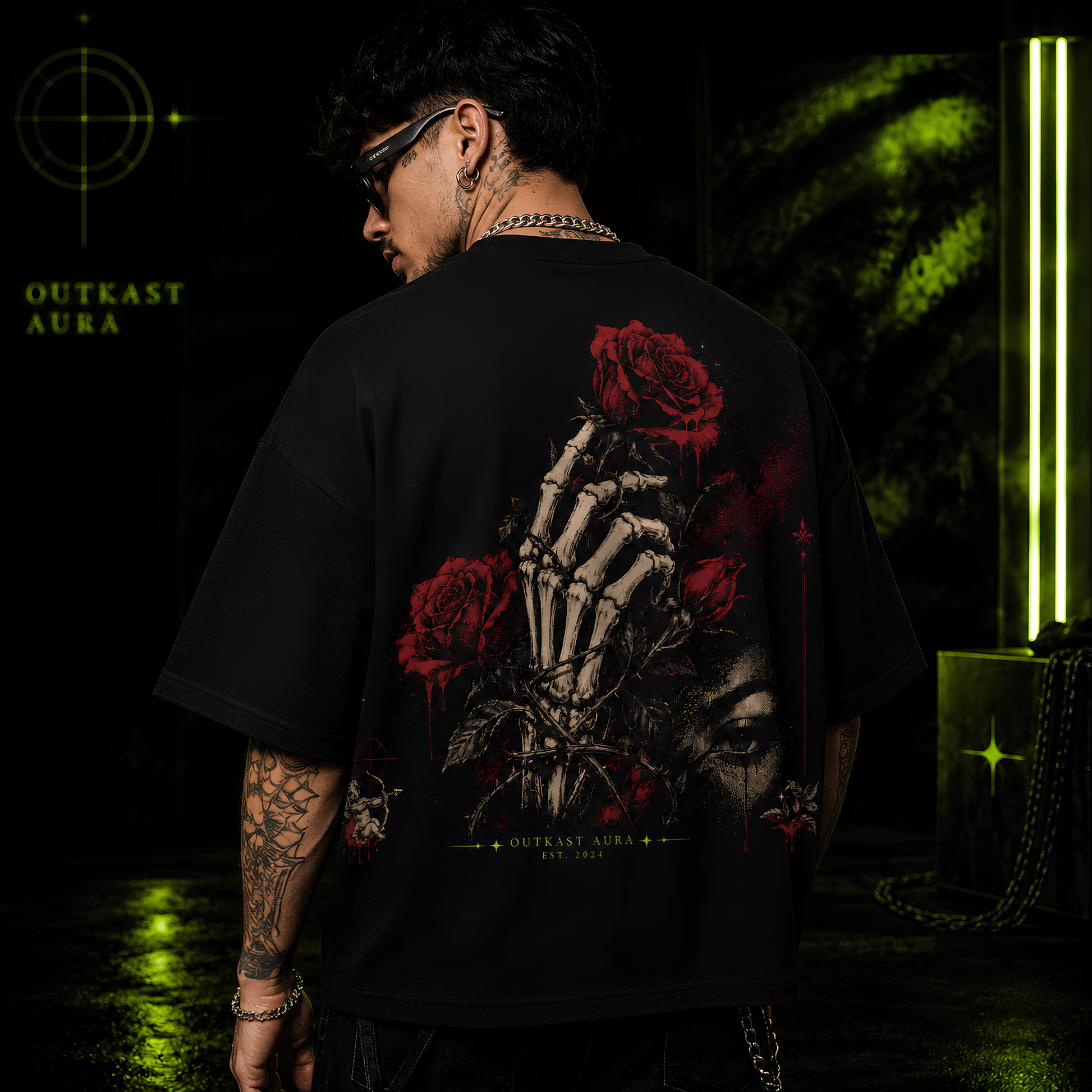 Sale Live On_The_OA_Phantom_Rose_Oversized_Tee