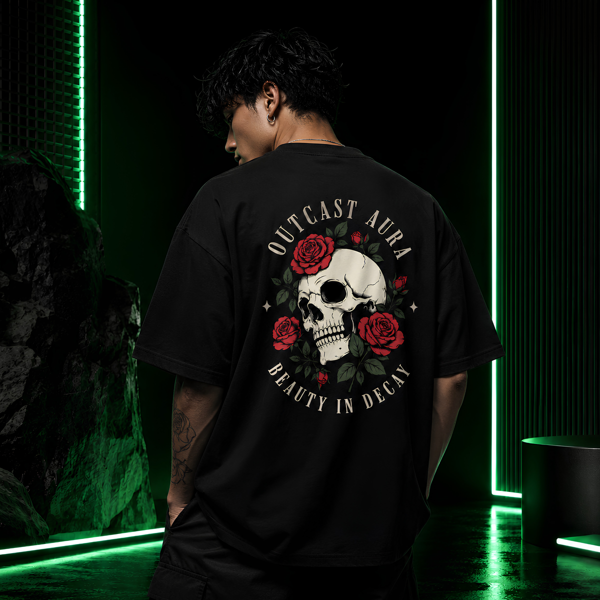 Shop The OA Beauty In Decay Oversized Tee Now