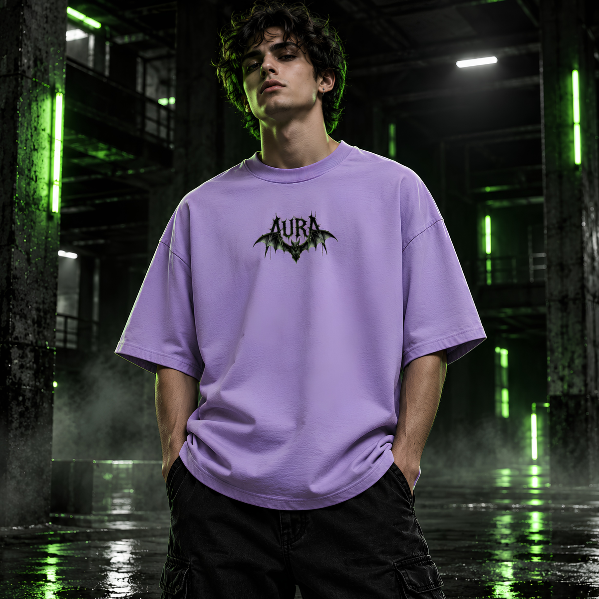 Shop The OA Dark Knight Solitude Graphic Tee 
