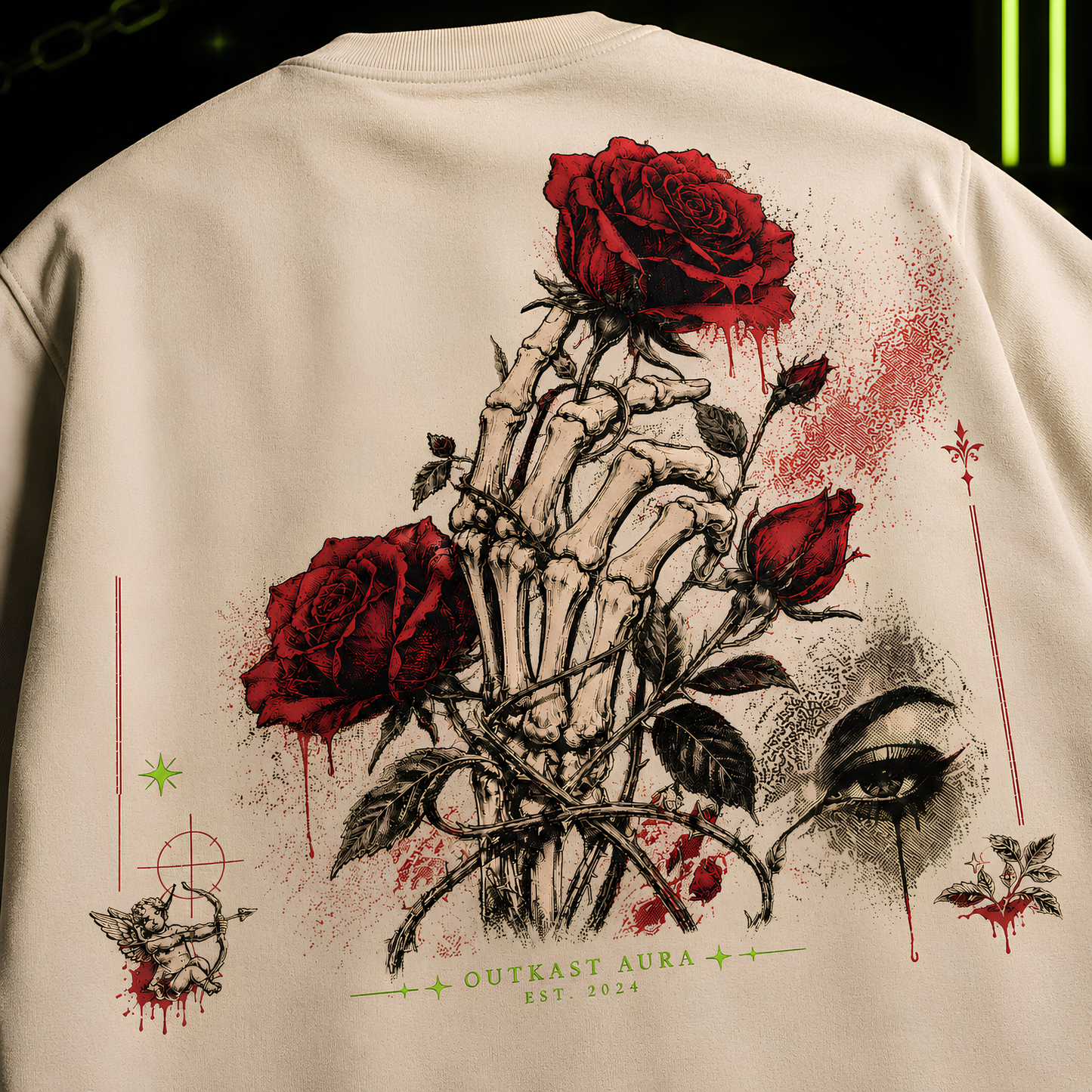 Shop The OA Phantom Rose Oversized Tee