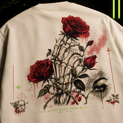 Shop The OA Phantom Rose Oversized Tee